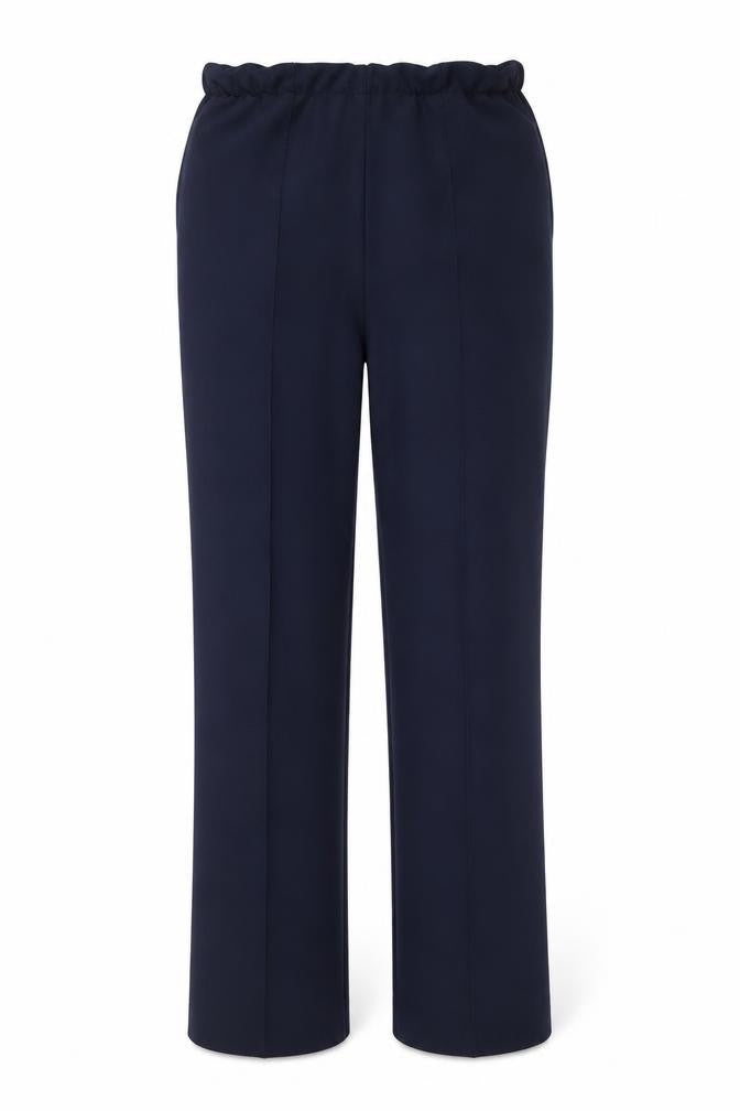 Bonmarché Womens Blue Polyester Trousers Size 10 L27 in Regular