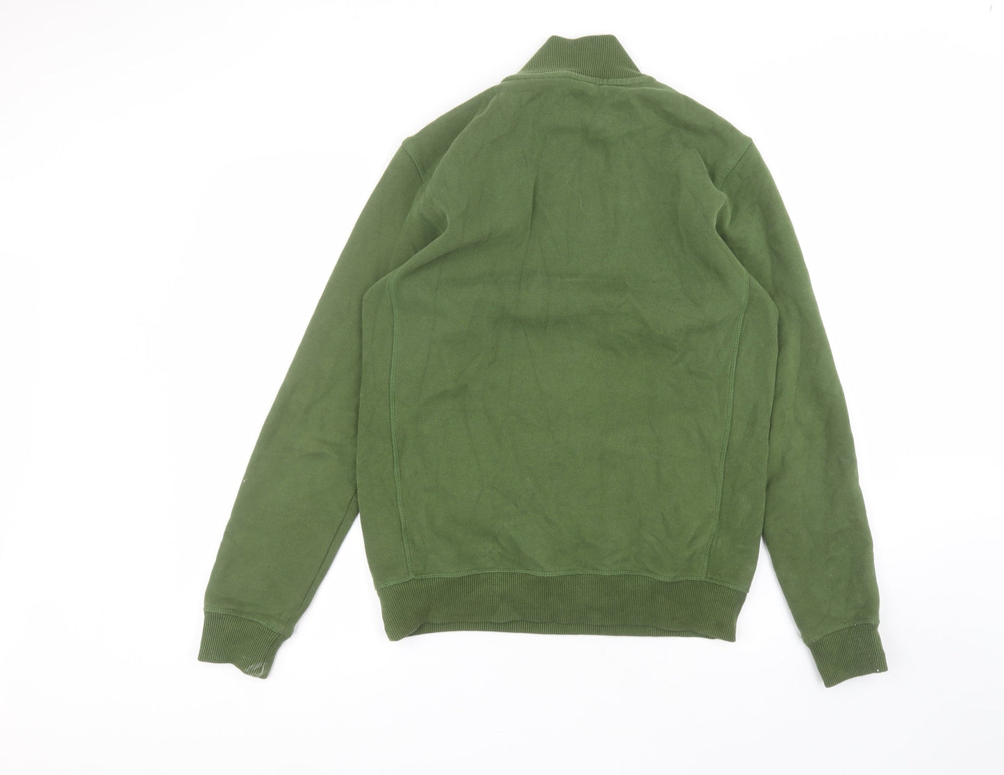 NEXT Mens Green Round Neck  Cotton Pullover Jumper Size S