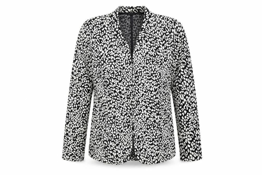 Next Womens Multicoloured Animal Print Cotton Jacket Blazer Size 14