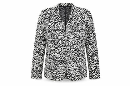 Next Womens Multicoloured Animal Print Cotton Jacket Blazer Size 14