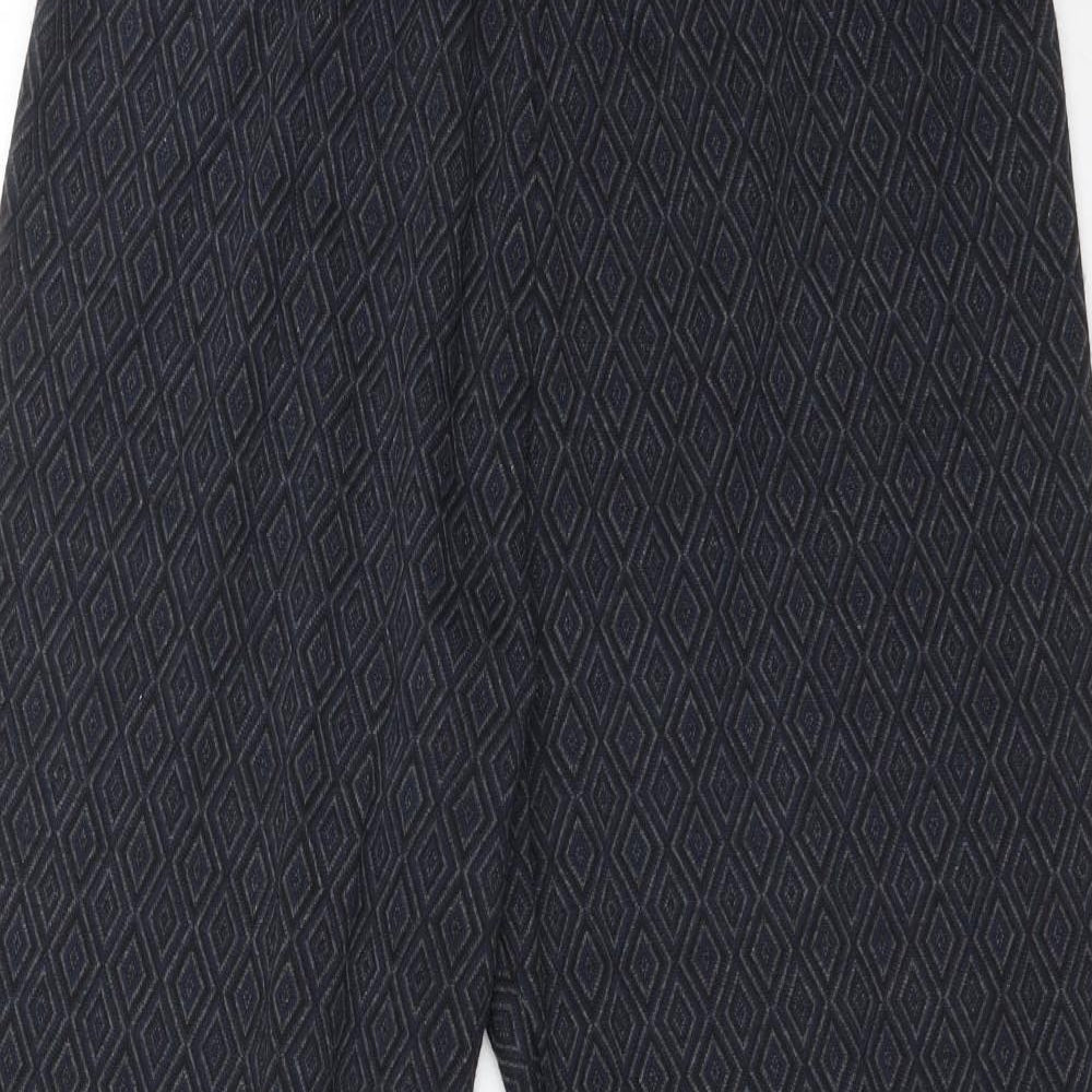 Atmosphere Womens Multicoloured Argyle/Diamond Polyester Jegging Trousers Size 18 L27 in Regular