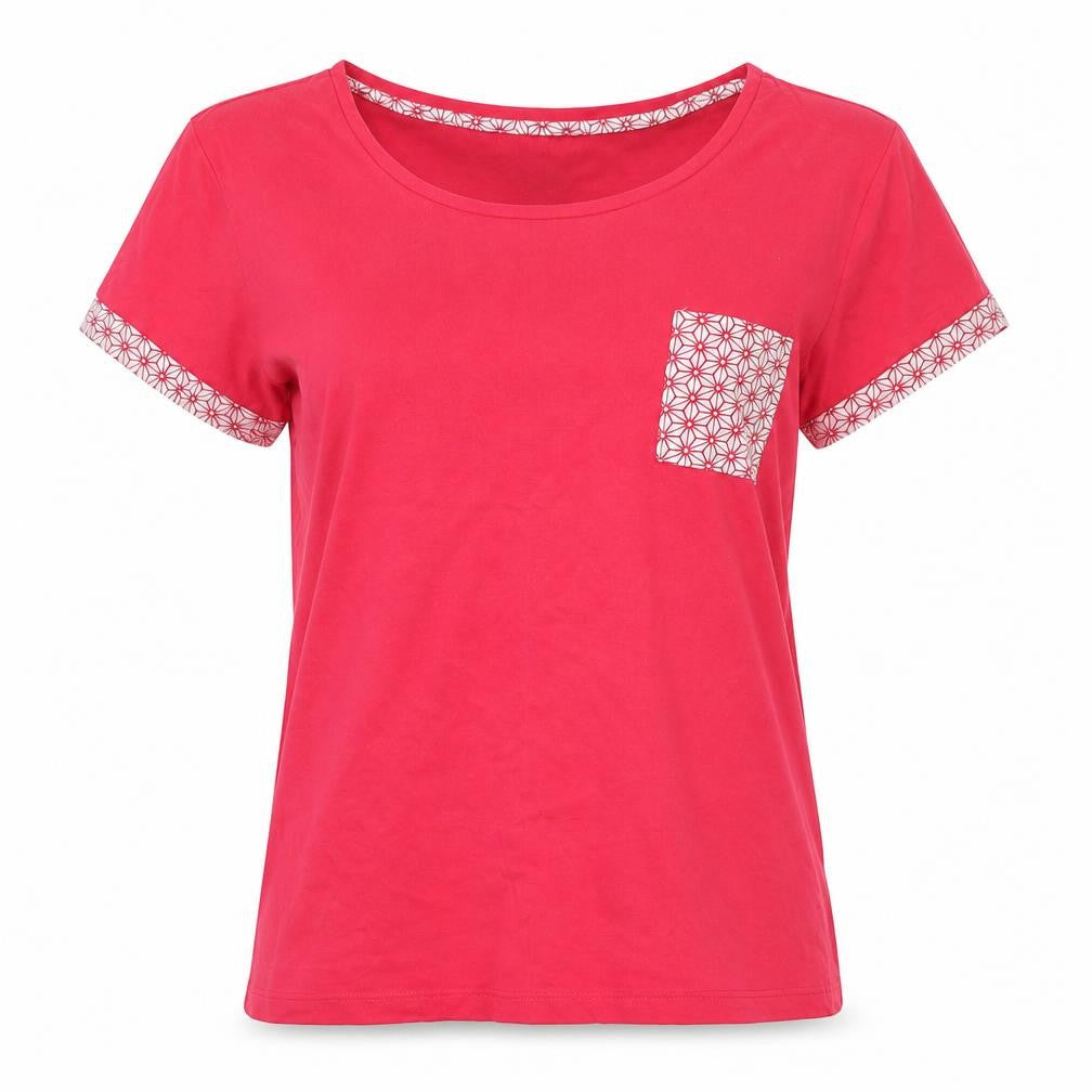 Primark Womens Pink Solid 100% Cotton Top Pyjama Top Size 10