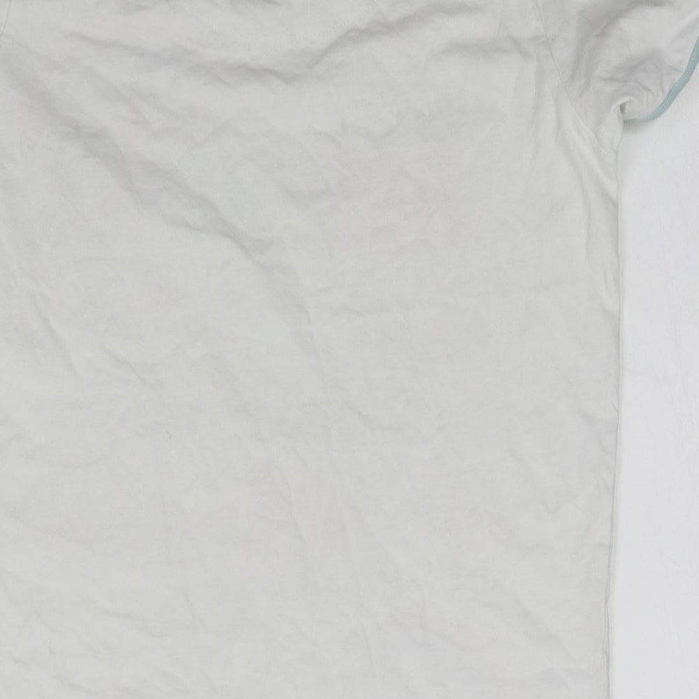 M&S Girls Multicoloured  100% Cotton Basic T-Shirt Size 12-13 Years Round Neck