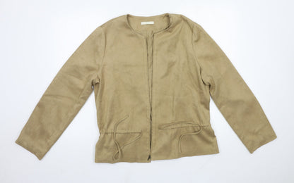 Marks & Spencer Womens Brown   Jacket Coat Size 16
