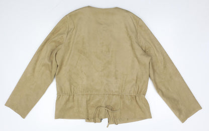 Marks & Spencer Womens Brown   Jacket Coat Size 16
