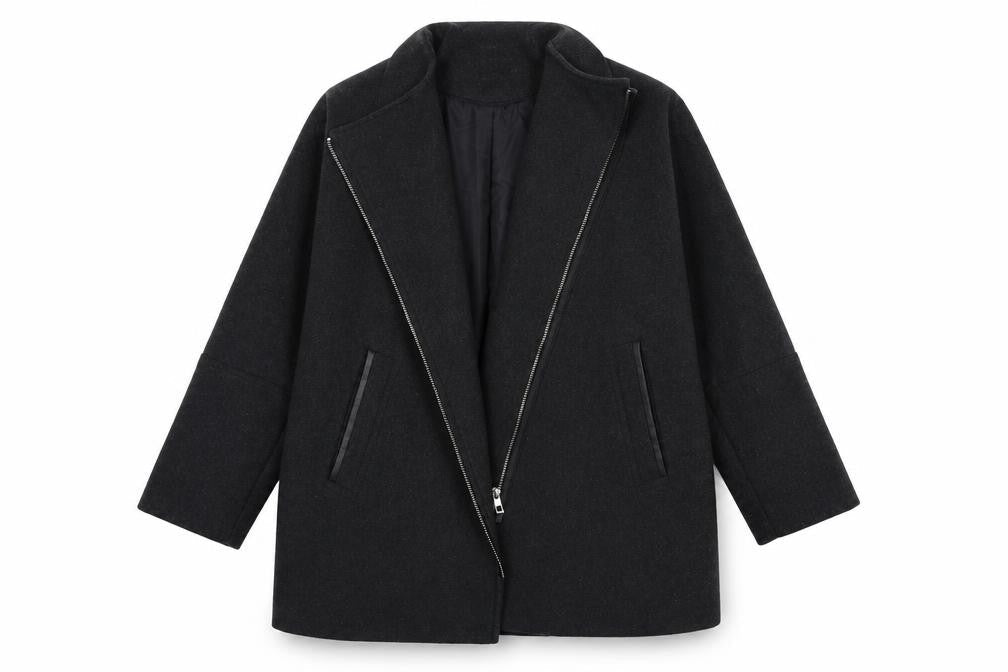 Primark Womens Grey   Overcoat Coat Size 14