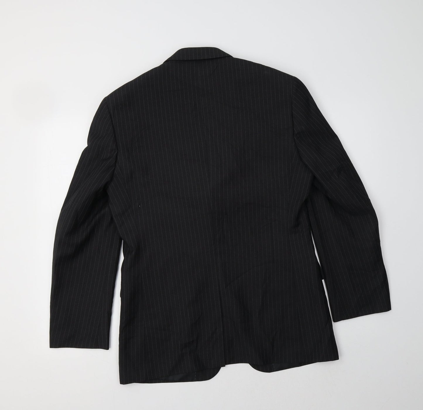 Burton Mens Black Striped  Jacket Blazer Size M