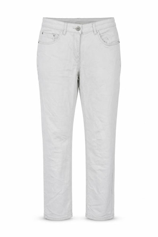 Upz Fashion Womens Grey  Cotton Straight Jeans Size 12 L31 in Regular