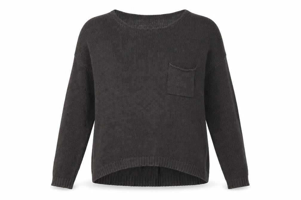 H&M Womens Grey Crew Neck  Acrylic Pullover Jumper Size S