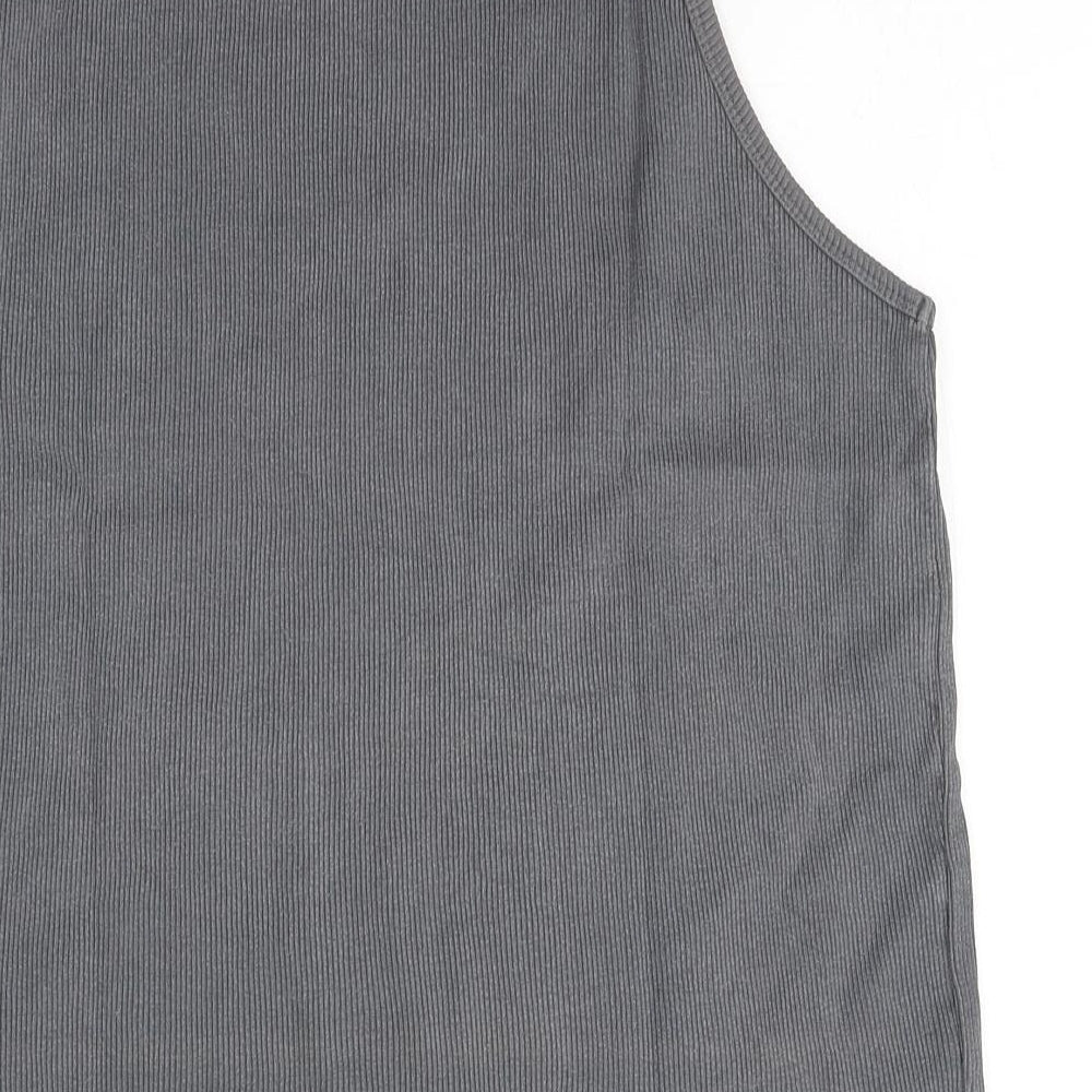Cedar Wood State Mens Grey  Cotton  T-Shirt  Round Neck