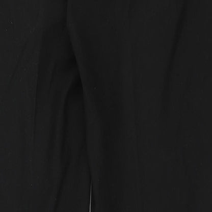 Next Womens Black  Polyester Trousers  Size 30 in L30 in Regular