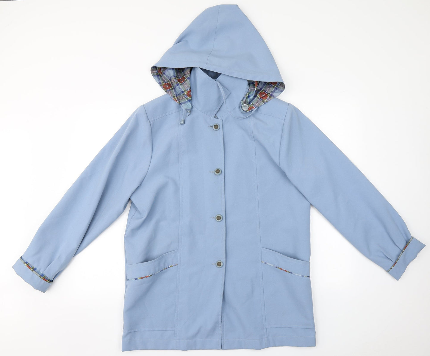 Image Womens Blue   Overcoat Coat Size 12