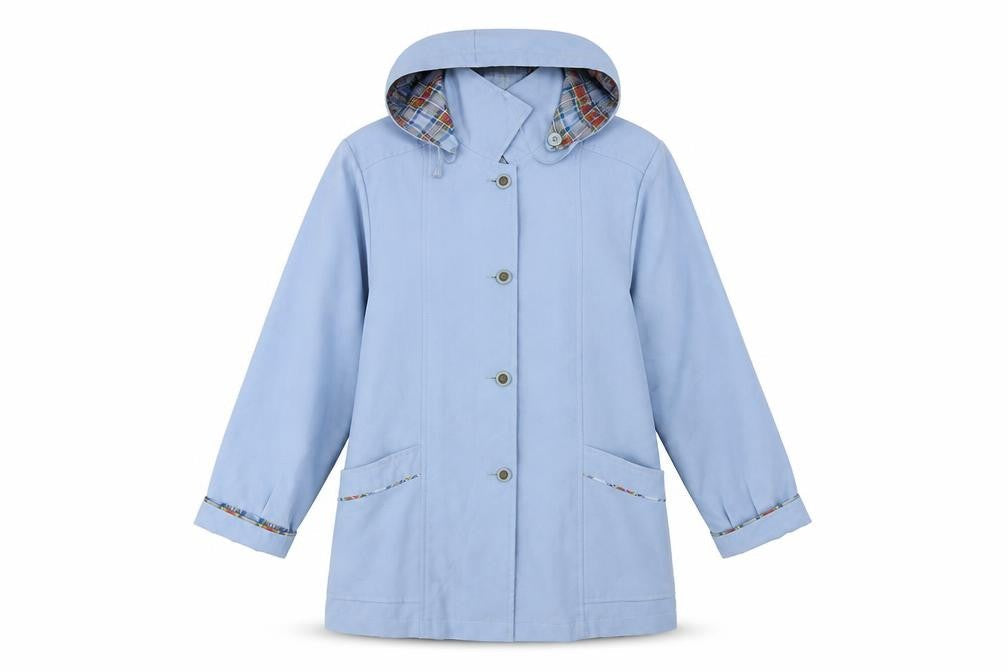 Image Womens Blue   Overcoat Coat Size 12