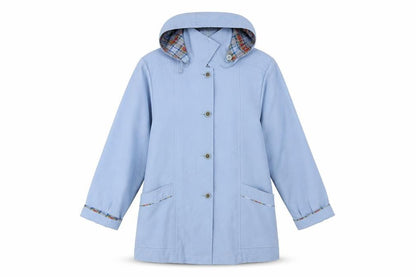 Image Womens Blue   Overcoat Coat Size 12