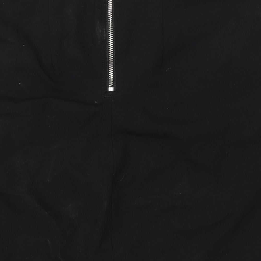 New Look Girls Black  Polyester Straight & Pencil Skirt Size 12 Years  Regular