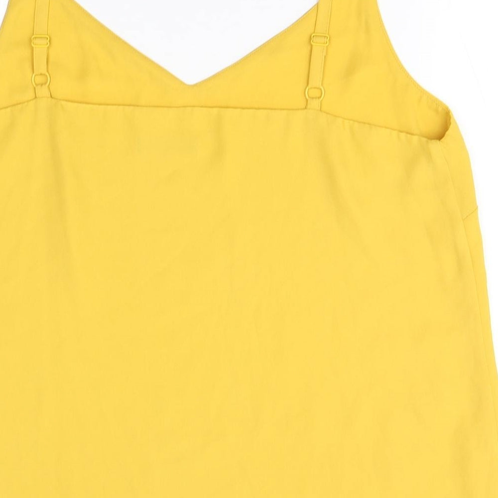 F&F Womens Orange  Polyester Basic Tank Size 18 Off the Shoulder