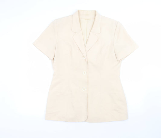 Dorothy Perkins Womens Beige   Jacket  Size 14