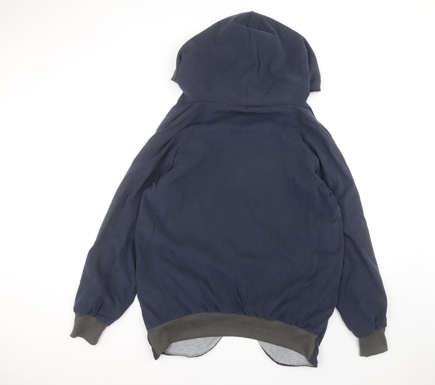 tessara Mens Blue   Parka Coat Size M