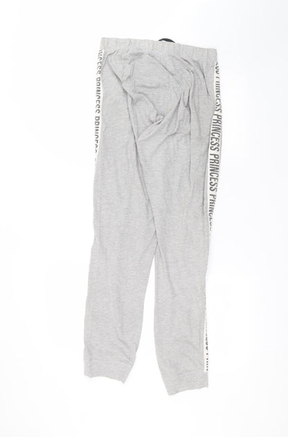 New Look Womens Grey  Cotton Sweatpants Trousers Size M L27 in Regular