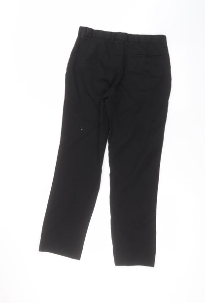 Primark Womens Black  Polyester Trousers  Size 30 in L30 in Regular