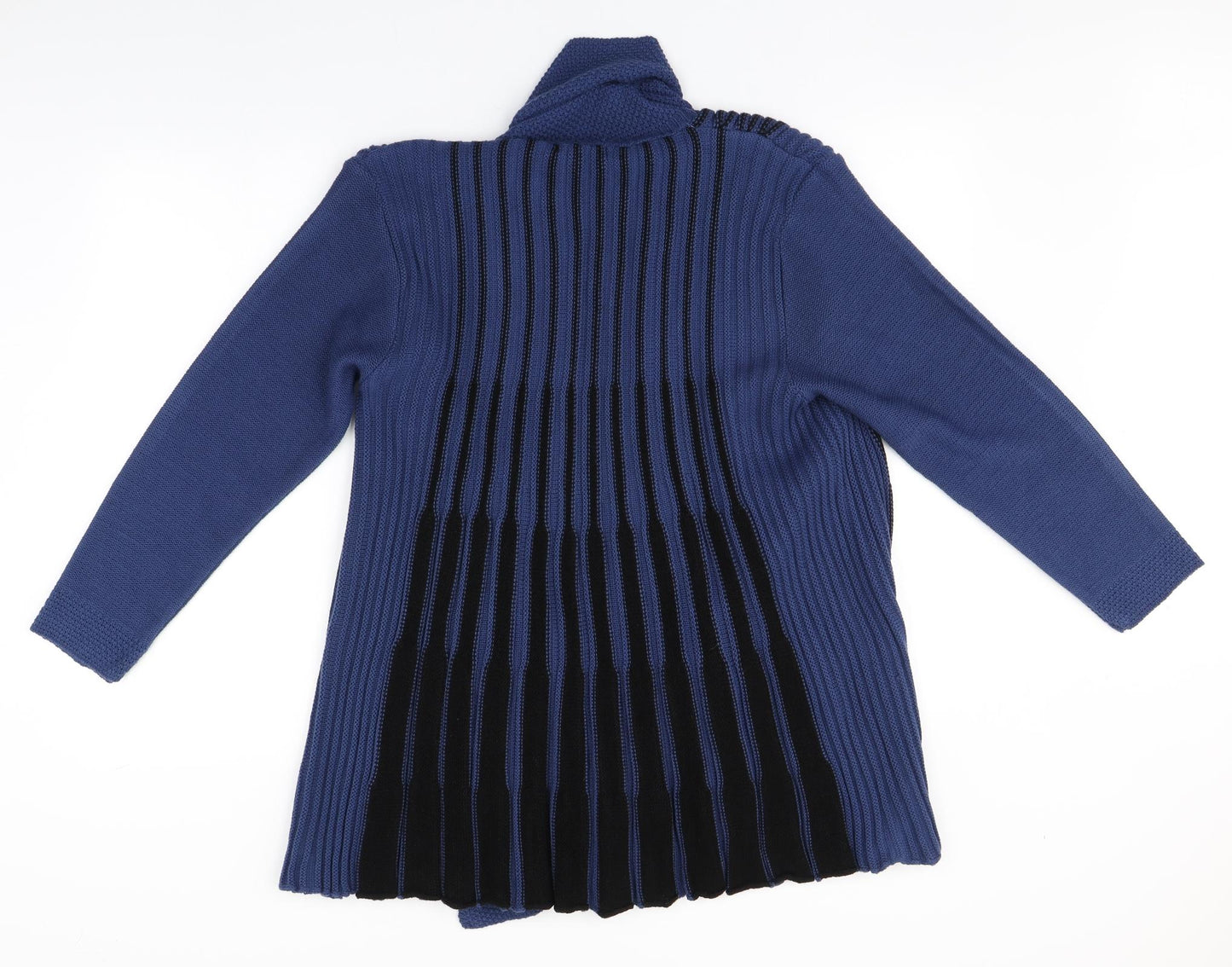 Glimpse Design Womens Blue   Overcoat Coatigan Size S