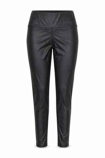 Paris Womens Brown  Polyurethane Trousers  Size M L23 in Regular
