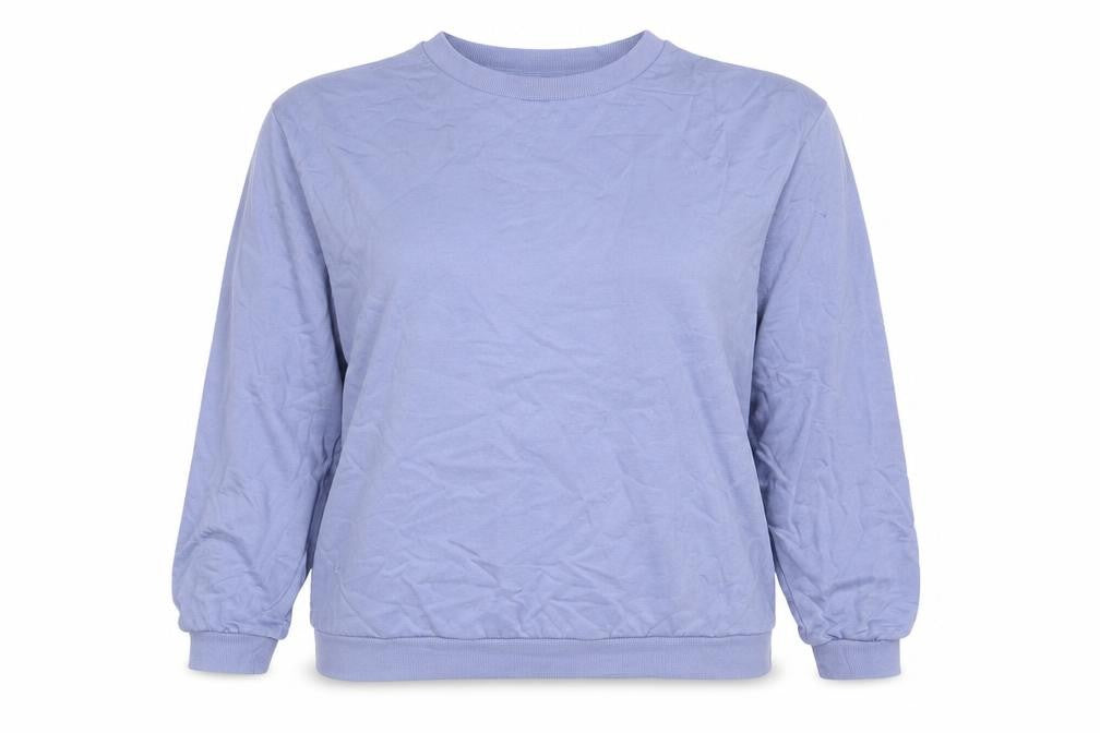 ASOS Womens Blue Round Neck  Cotton Pullover Jumper Size 16