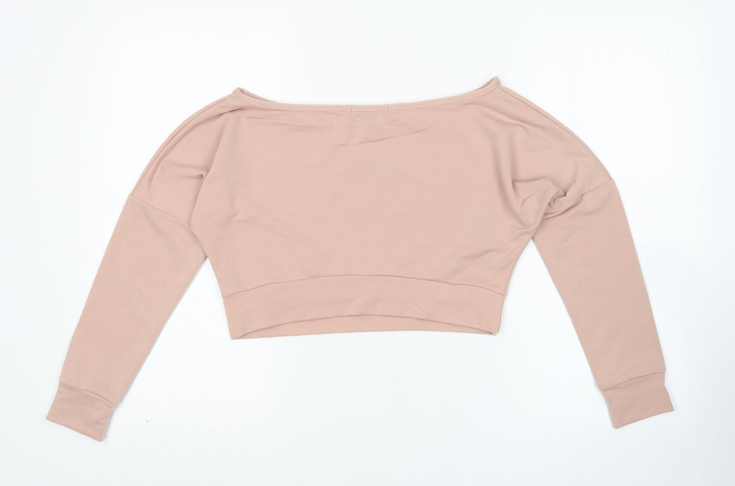 Select Womens Pink  Polyester Pullover Sweatshirt Size S   - cropped