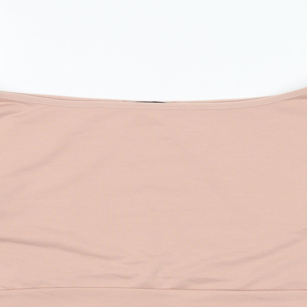 Select Womens Pink  Polyester Pullover Sweatshirt Size S   - cropped