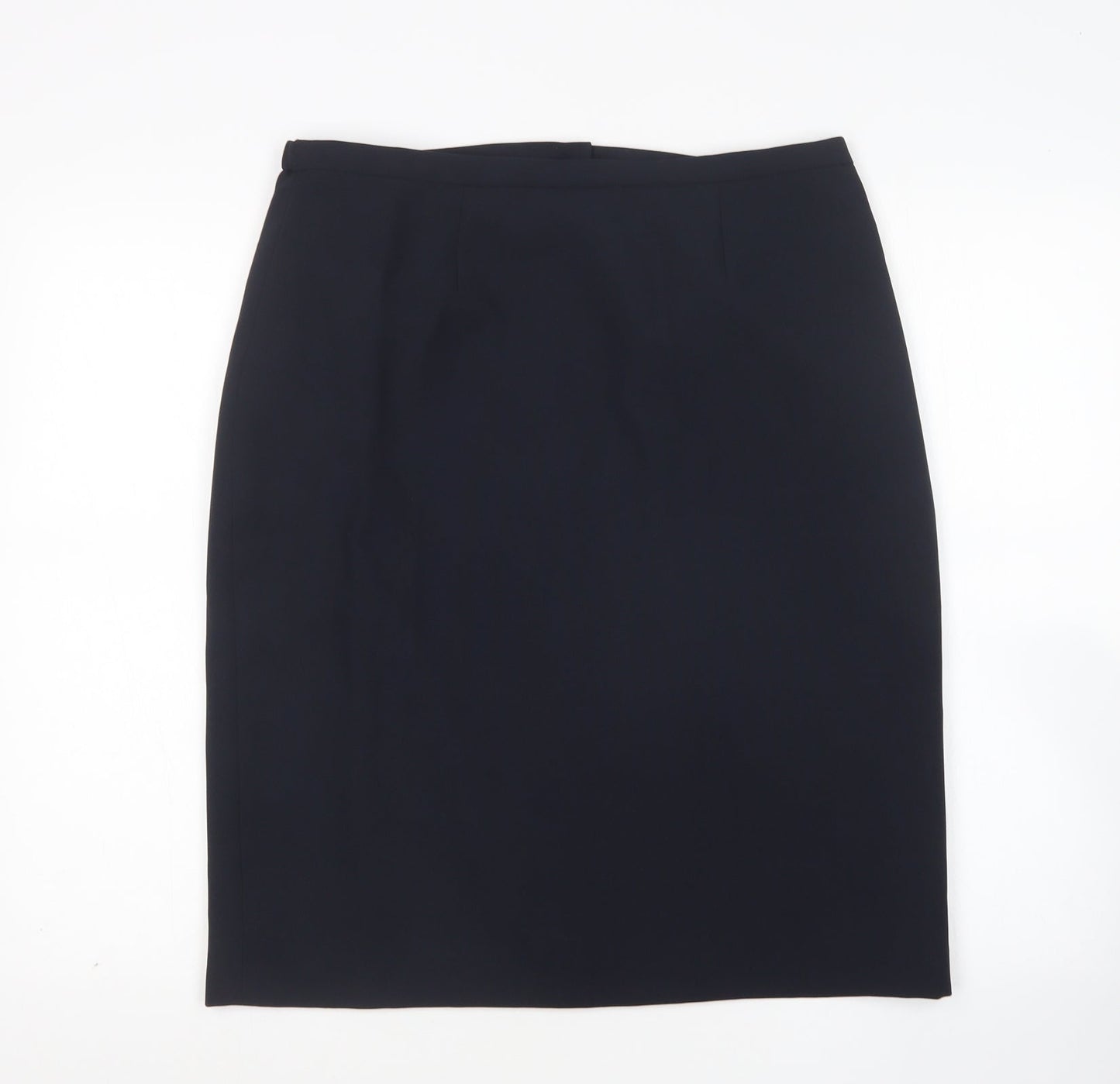 Agenda Womens Blue  Polyester Straight & Pencil Skirt Size 16