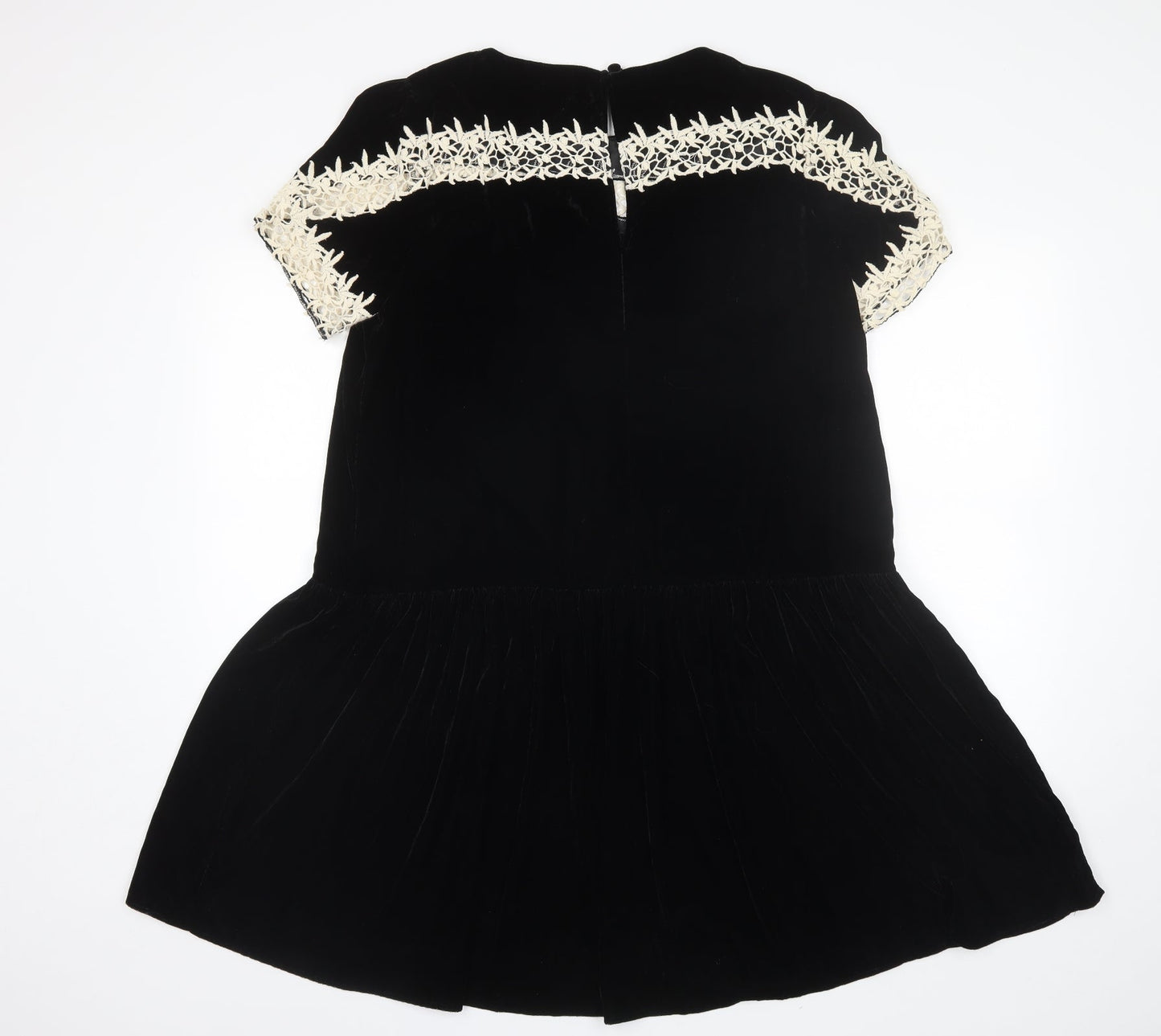 ASOS Womens Black  Polyester Shift  Size 14  Round Neck