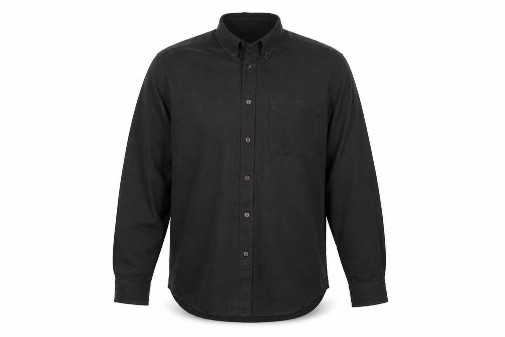 Originals Mens Brown  Polyester  Button-Up Size L Collared