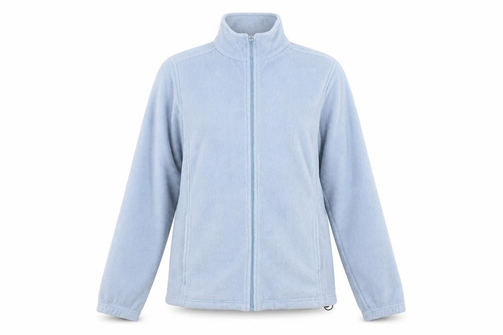 Hawkshead Womens Blue Round Neck  Polyester Full Zip Jumper Size S