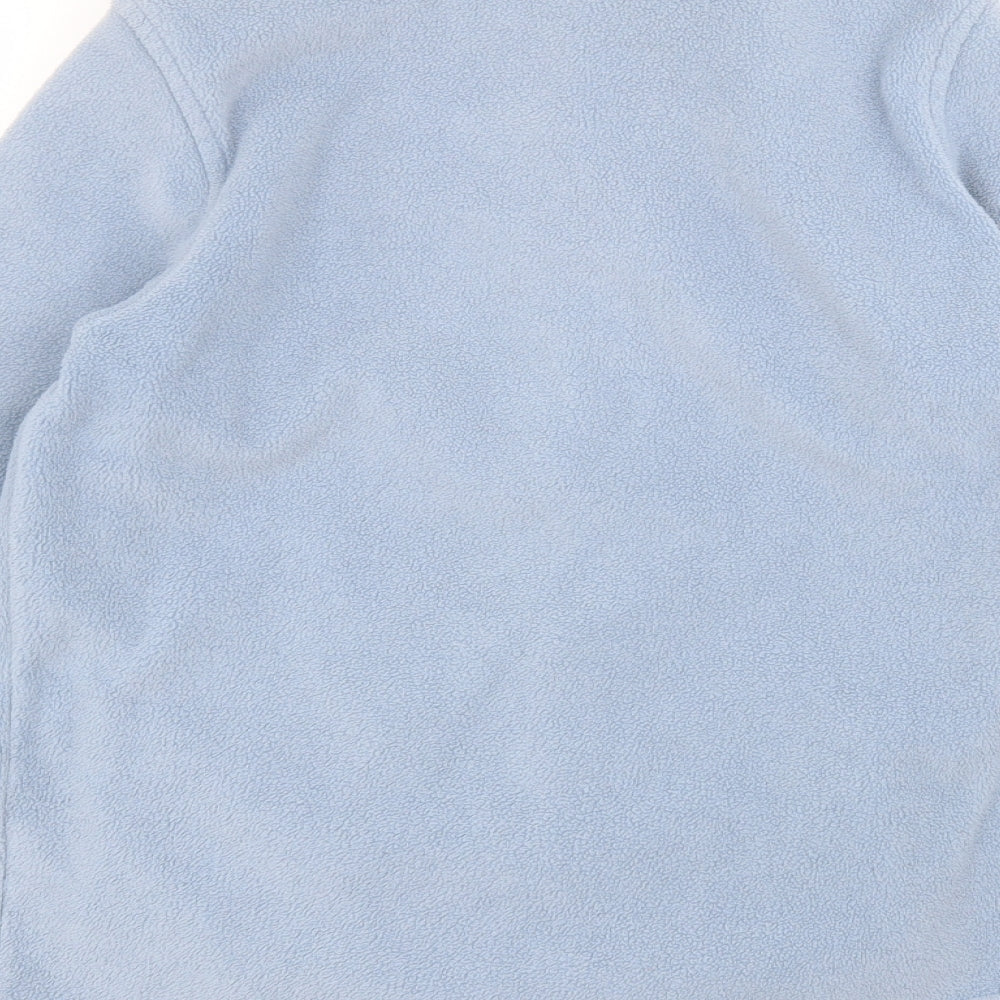 Hawkshead Womens Blue Round Neck  Polyester Full Zip Jumper Size S