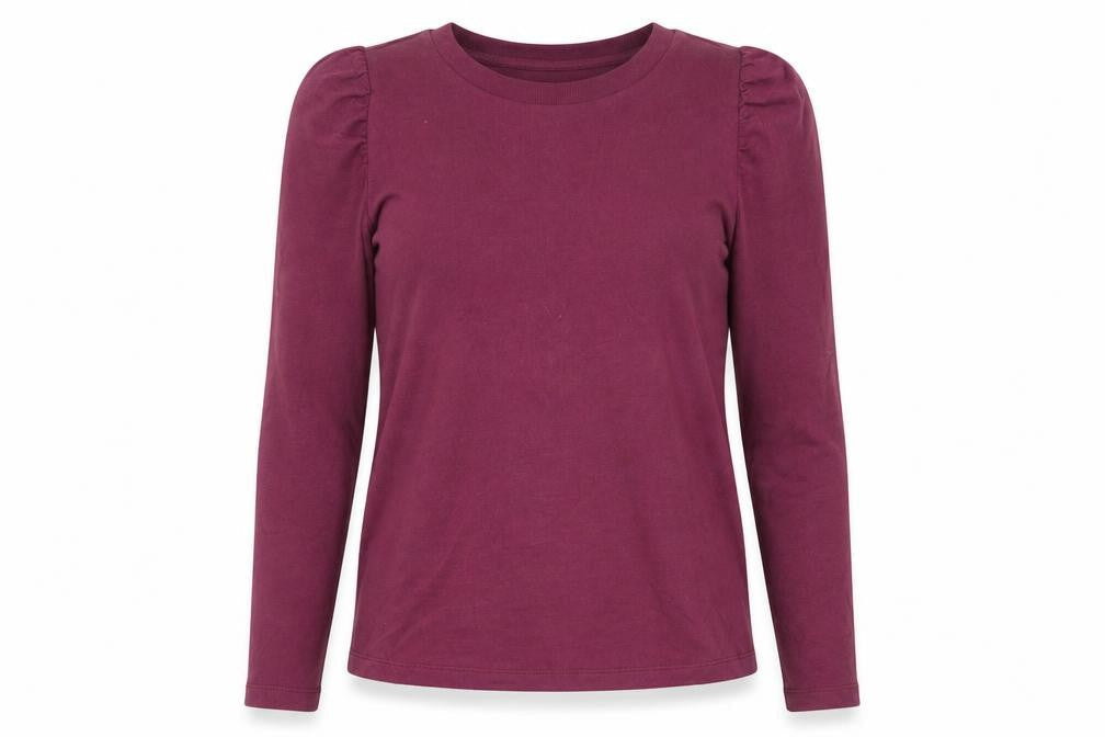 F&F Womens Purple  Viscose Basic T-Shirt Size 10 Round Neck