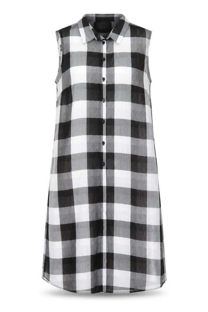 Matalan Womens Black  Polyester Basic Button-Up Size 10 Collared