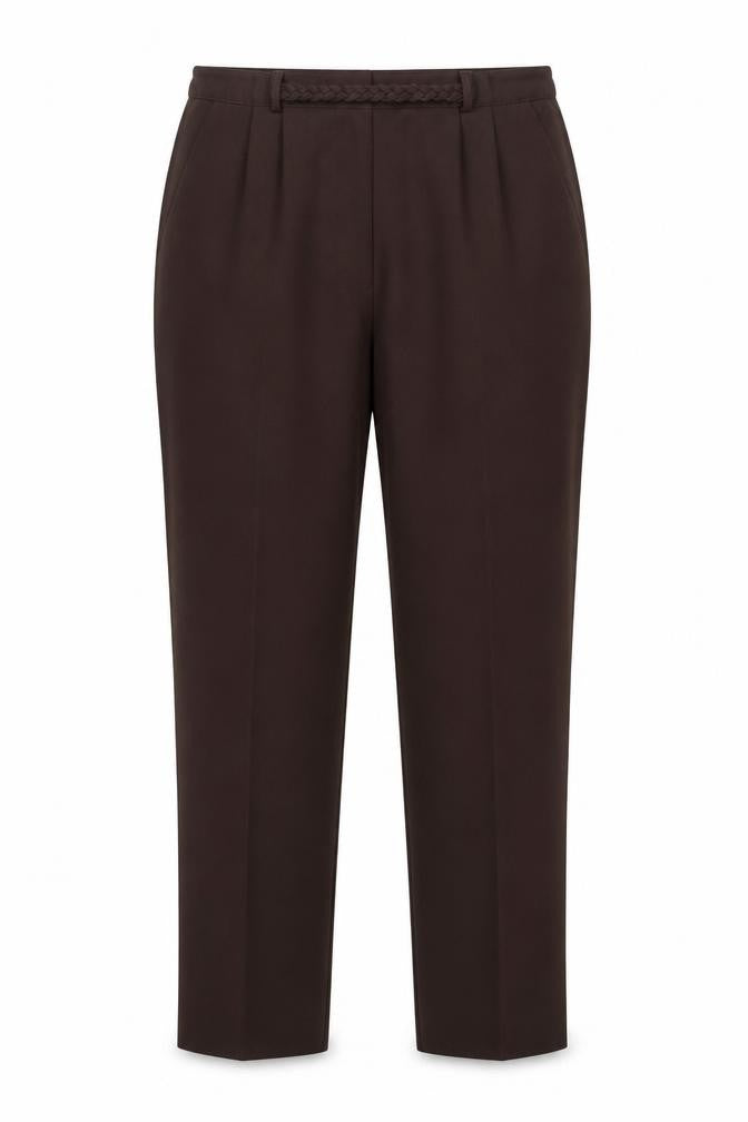 sarah hamilton Womens Brown  Polyester Trousers  Size 14 L25 in Regular
