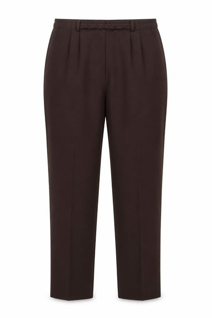 sarah hamilton Womens Brown  Polyester Trousers  Size 14 L25 in Regular