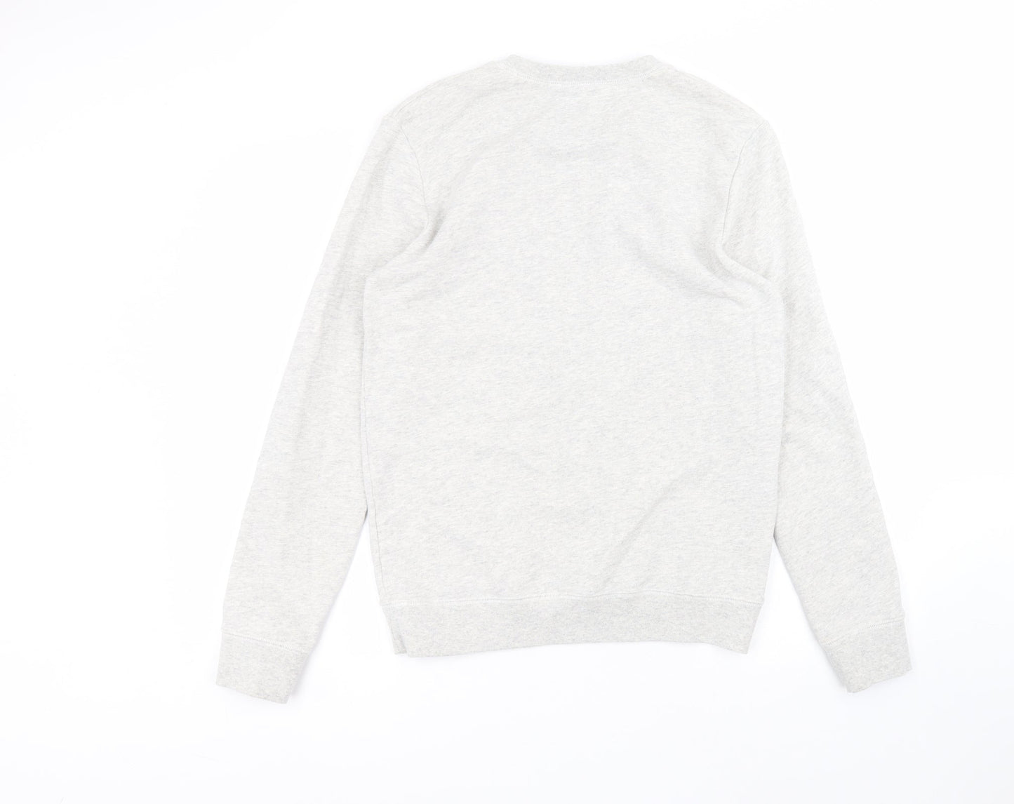 Irreverence Mens Grey Round Neck  Cotton Pullover Jumper Size S