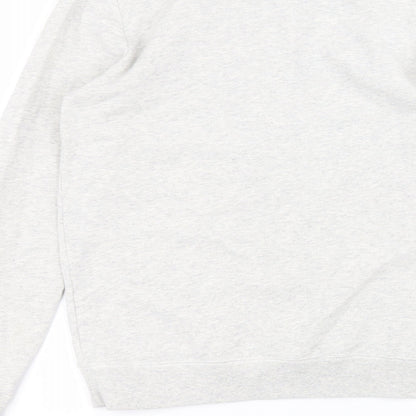 Irreverence Mens Grey Round Neck  Cotton Pullover Jumper Size S