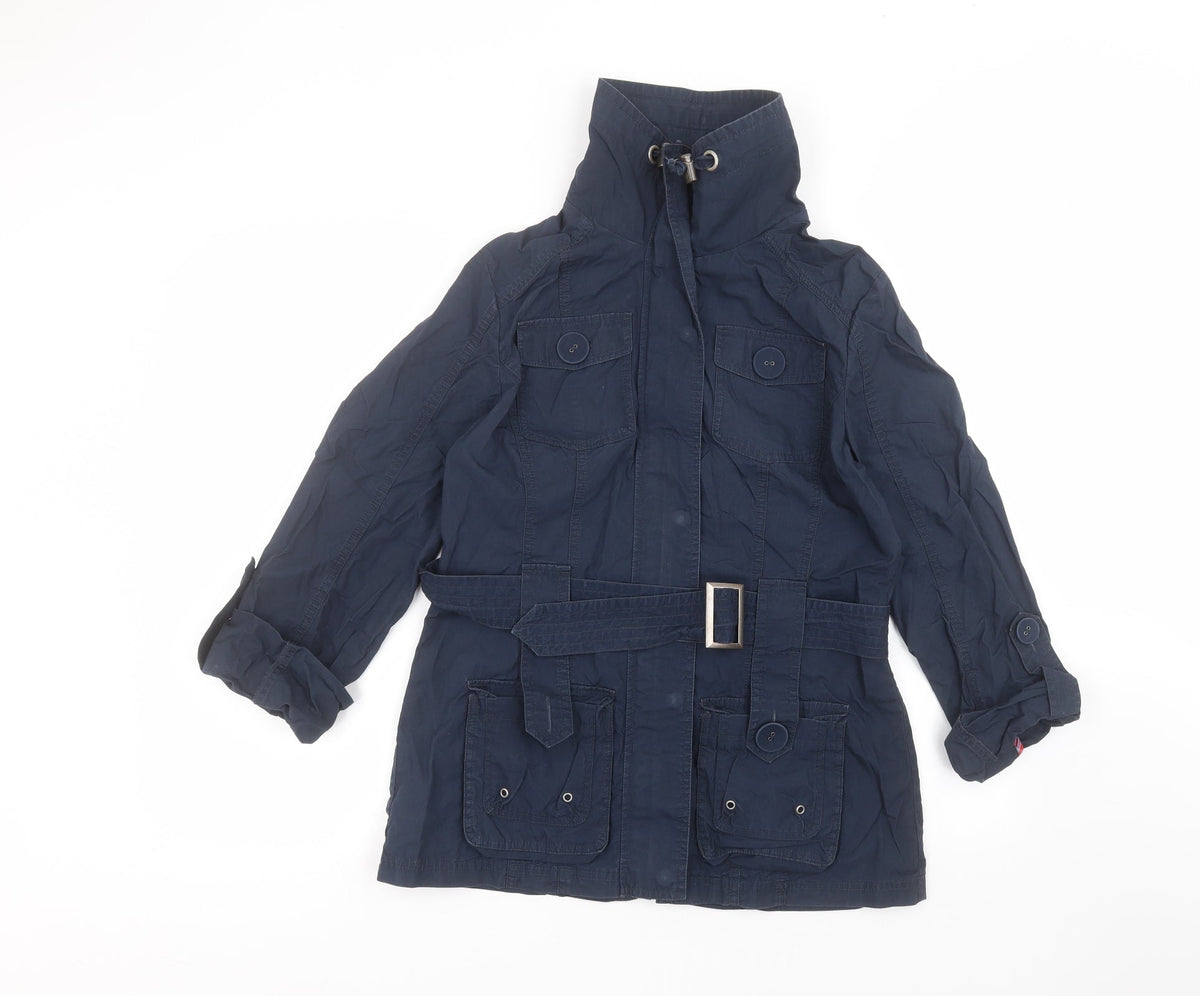 Marks & Spencer Womens Blue   Pea Coat Coat Size 10