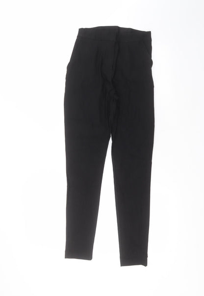 Preloved George Womens Black  Polyester Trousers  Size 8 L26 in Regular - Front