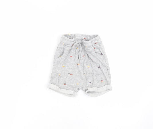 George Girls Grey  Cotton Sweat Shorts Size 2-3 Years  Regular