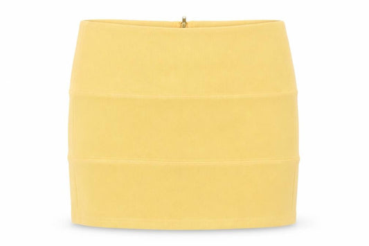 Papaya Womens Yellow  Polyester Mini Skirt Size 12