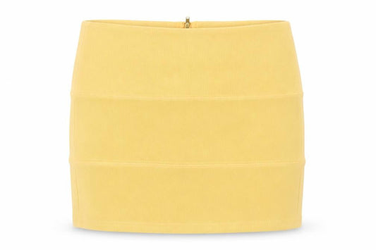 Papaya Womens Yellow  Polyester Mini Skirt Size 12