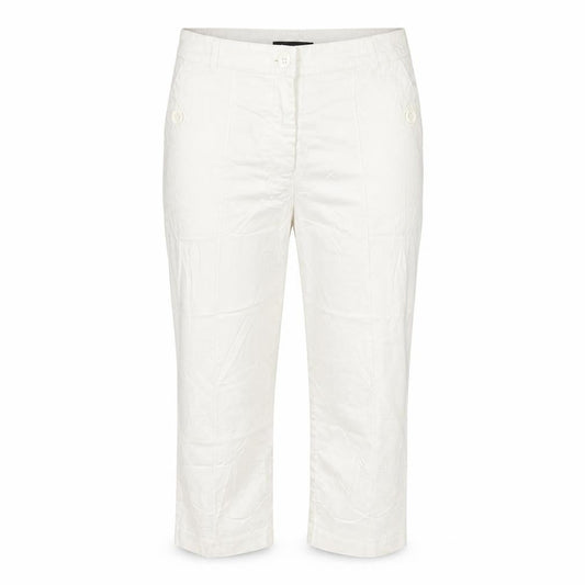 Papaya Womens White  Cotton Chino Trousers Size 10 L20 in Regular
