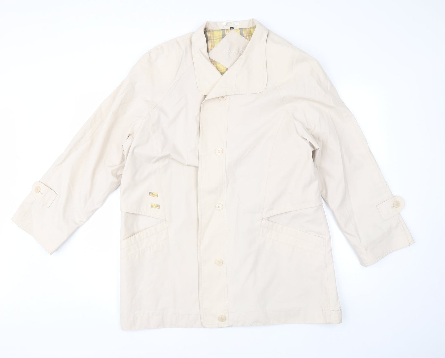 Berkertex Womens Beige   Overcoat Jacket Size 14
