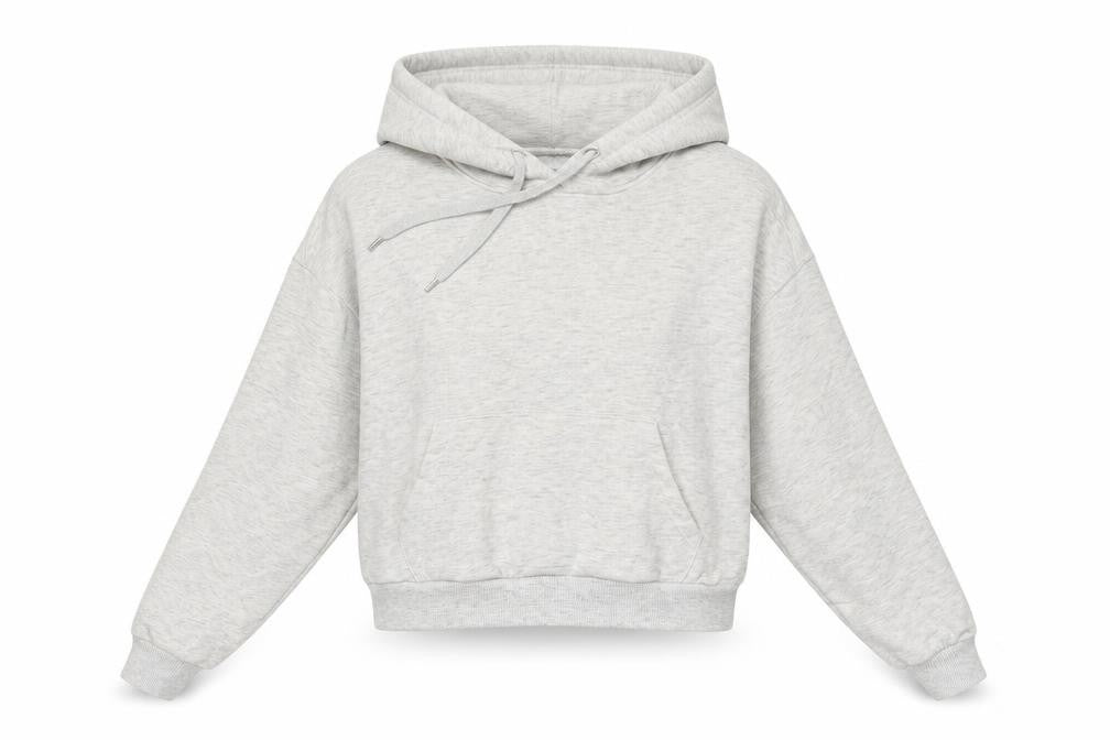H&M Womens Beige  Cotton Pullover Hoodie Size XS