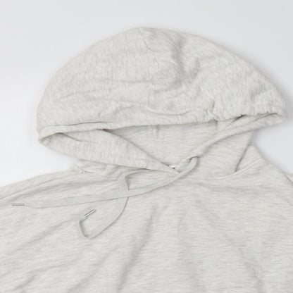 H&M Womens Beige  Cotton Pullover Hoodie Size XS