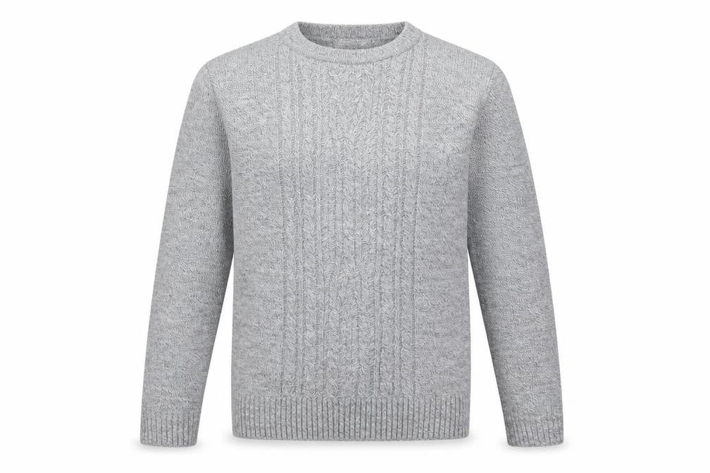 Sonic Mens Grey  Acrylic Pullover Sweatshirt Size S